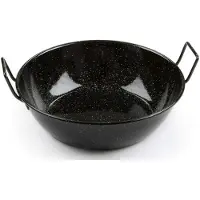 Gerimport poêle à frire double profondeur avec poignées émaillées - 28 cm