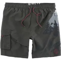 Black premium by emp Short de bain de Black Premium by EMP - Shorts de Bain Imprimés - S - M - pour Homme - gris - Taille S