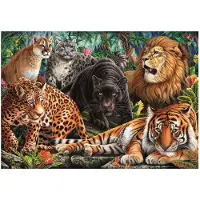 Clementoni Puzzle CLE 500 Chats Sauvages Compacts 35584
