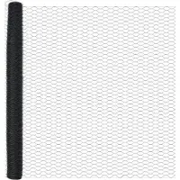 vidaXL Clôture en fil de fer soudé avec pointes, 10 x 1,6 m (L x H)