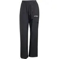 Adidas Pantalon outdoor 'Multi Climaproof Two-Layer Rain' noir / blanc