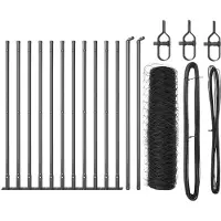 vidaXL Clôture en fil de fer soudé avec socle en béton 25 x 0,4 m (L x H)