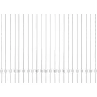 vidaXL Poteaux de clôture 44 pcs Argent 180 cm Acier