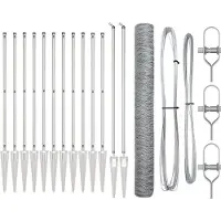 vidaXL Clôture en fil soudé avec pointes, 25 x 1,2 m (L x H)