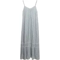 Superdry Cami Sleeveless Long Dress Gris L Femme