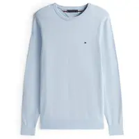 Tommy Hilfiger Pull-over 'Essential' bleu marine / bleu clair / rouge / blanc