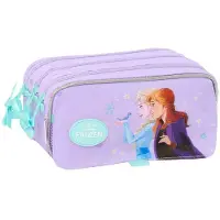 Safta Frozen Spirit Big Triple Trousse Lila Homme Lila One Size