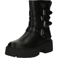 GUESS Boots 'SALVO' noir / argent
