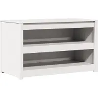 vidaXL Armoire de cuisine MEPPEL, blanche, 106 x 55 x 64 cm, en pin massif