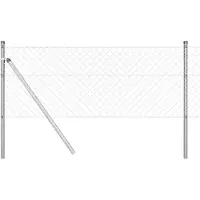 vidaXL Ground Fix Clôture en fil de fer soudé 25 x 0,4 m (L x H)