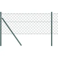vidaXL Ground Fix Clôture en fil de fer soudé 25 x 0,8 m (L x H)