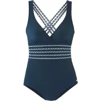 Sunseeker Maillot de bain marine / blanc