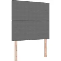 vidaXL Tête de lit gris clair 100 cm en velours côtelé