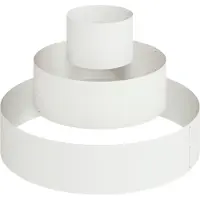 vidaXL Cache-pot de jardin Blanc 90 x 90 x 20 cm Acier laminé à froid
