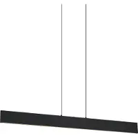 QAZQA Suspension moderne noire incl. LED à 3 niveaux de gradation Easylift - Straight