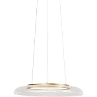 QAZQA Suspension design dorée et transparente à intensité variable en 3 étapes - Scacrylic