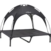 vidaXL Lit pour chien noir 92 x 77 x 82,5 cm en acier