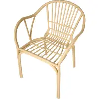 Beliani Lot de 4 chaises de jardin beige Polypropylène léger plastique résistant aux intempéries intérieur extérieur moderne