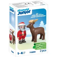 Playmobil Junior - Renne Et Père Noël