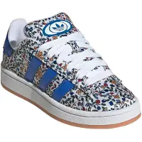 Adidas Originals Baskets 'Campus 00s X Liberty London' bleu roi / vert foncé / orange / blanc