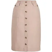 Goldner Jupe taupe