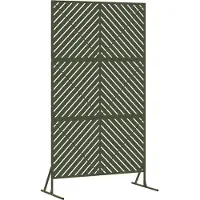 vidaXL Brise-vue olive 100 x 50 x 180 cm acier