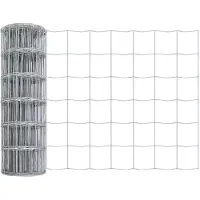 vidaXL Clôture Euro 0,6 x 50 m fer revêtu de PVC