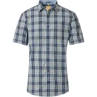 REDMOND Casual Modern Fit Chemise vert, A carreaux