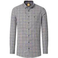 REDMOND Casual Modern Fit Chemise jaune, A carreaux