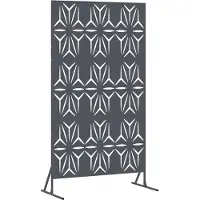 vidaXL Pare-vue anthracite 100 x 50 x 180 cm Acier