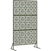 vidaXL Brise-vue olive 100 x 50 x 180 cm acier