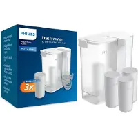 Philips AWP2980WH3 filtre à eau automatique pour le plan de travail. Trois cartouches incluses.