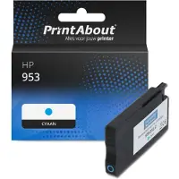 PrintAbout Cartouche compatible pour HP 953 (F6U12AE) - Cyan