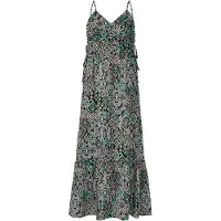 s.Oliver Robe d’été beige / turquoise / noir