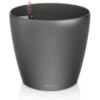 Lechuza Jardinière Classico 43 LS ALL-IN-ONE Charbon métallique 16083
