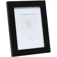 Deknudt Frames Cadre photo noir avec passe-partout blanc 40x50