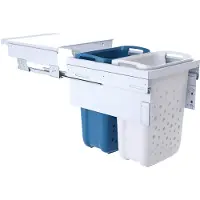 Hailo Double panier à linge encastrable 66L Hailo Laundry Carrier 450