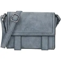 Fritzi aus Preußen sac à épaule bandoulière Fritzi Jive Satchel Blue Grey bleu gris