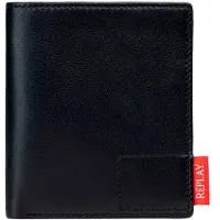 Replay Cuir étui pour carte de crédit Credit Card Etui Black noir