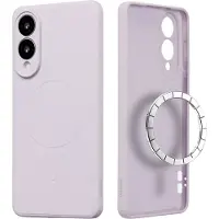IMoshion Coque Couleur avec MagSafe pour Samsung Galaxy S25 Edge - Violet