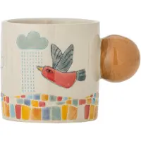 Bloomingville Mini Lot de 6 mugs Colorine naturel