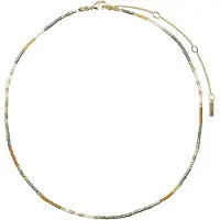 Pilgrim Chaîne 'Alison' jaune / or / émeraude / blanc perle