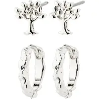 Pilgrim Boucles d'oreilles 'Piper' argent