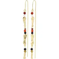 Pilgrim Boucles d'oreilles ' Dawn ' or / mélange de couleurs