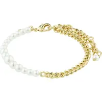 Pilgrim Bracelet 'Relando' or / blanc perle