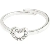 Pilgrim Bague 'Lulu' argent / transparent
