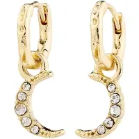 Pilgrim Boucles d'oreilles 'Evgenia' or / blanc