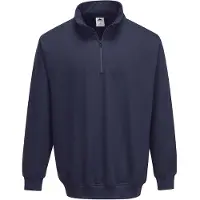 Portwest Sweat Shirt Col Zippé Sorrento Marine L