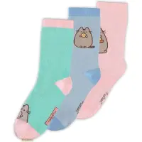 Pusheen Chaussettes de - Chaussettes (Lot de 3) - EU35-38 - EU 39-42 - pour Femme - multicolore - Taille EU 35-38