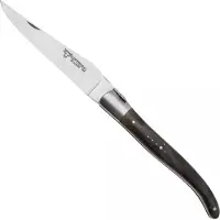 Laguiole En Aubrac Black Poplar Burl, Matt Bolster, couteau de poche, 12 cm